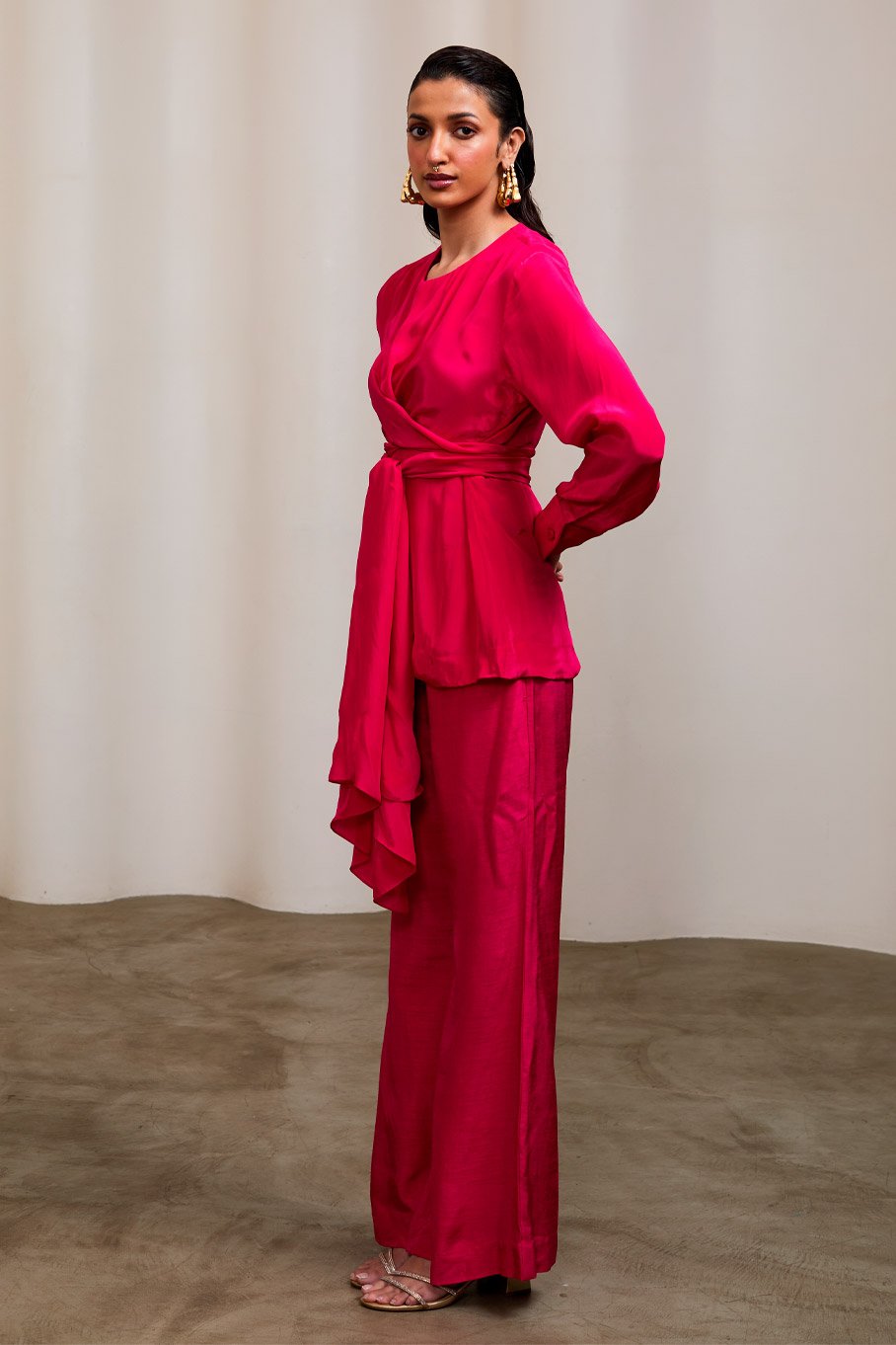 Tie Up Top with Pants - Image 7