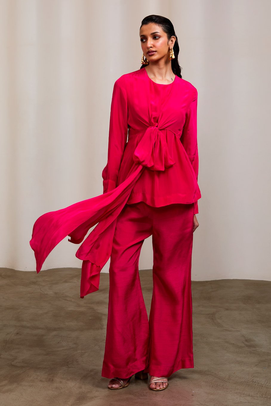 Tie Up Top with Pants - Image 5