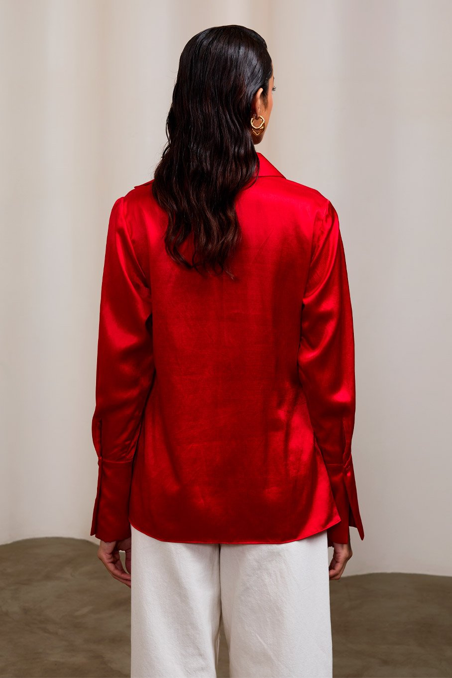 Asymmetric Placket Detail Shirt - Image 2